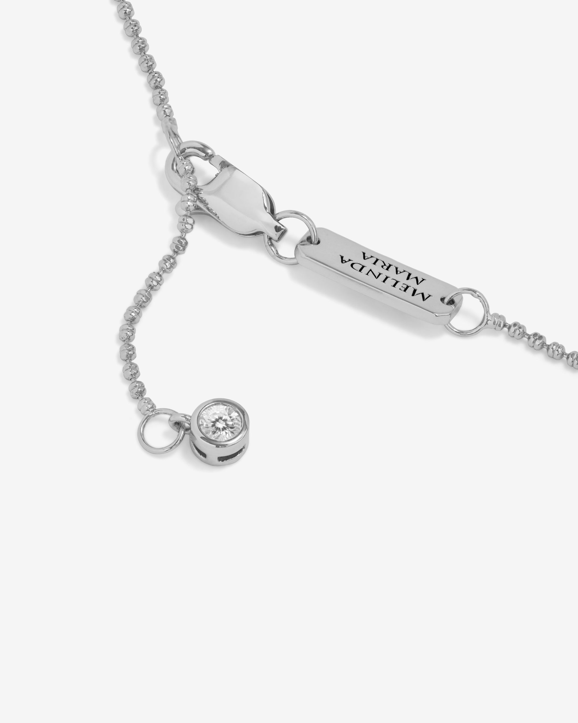 Ashley Venice Necklace - Silver|White Diamondettes