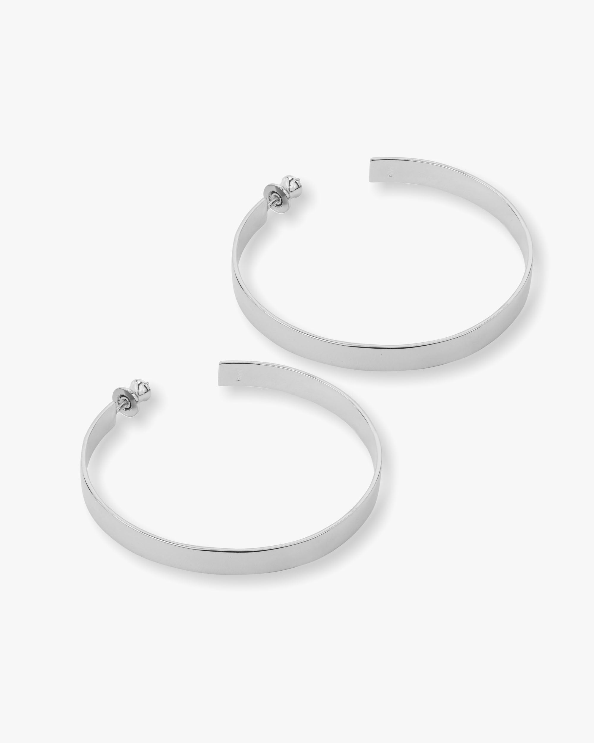 Atlas Hoops 2" - Silver
