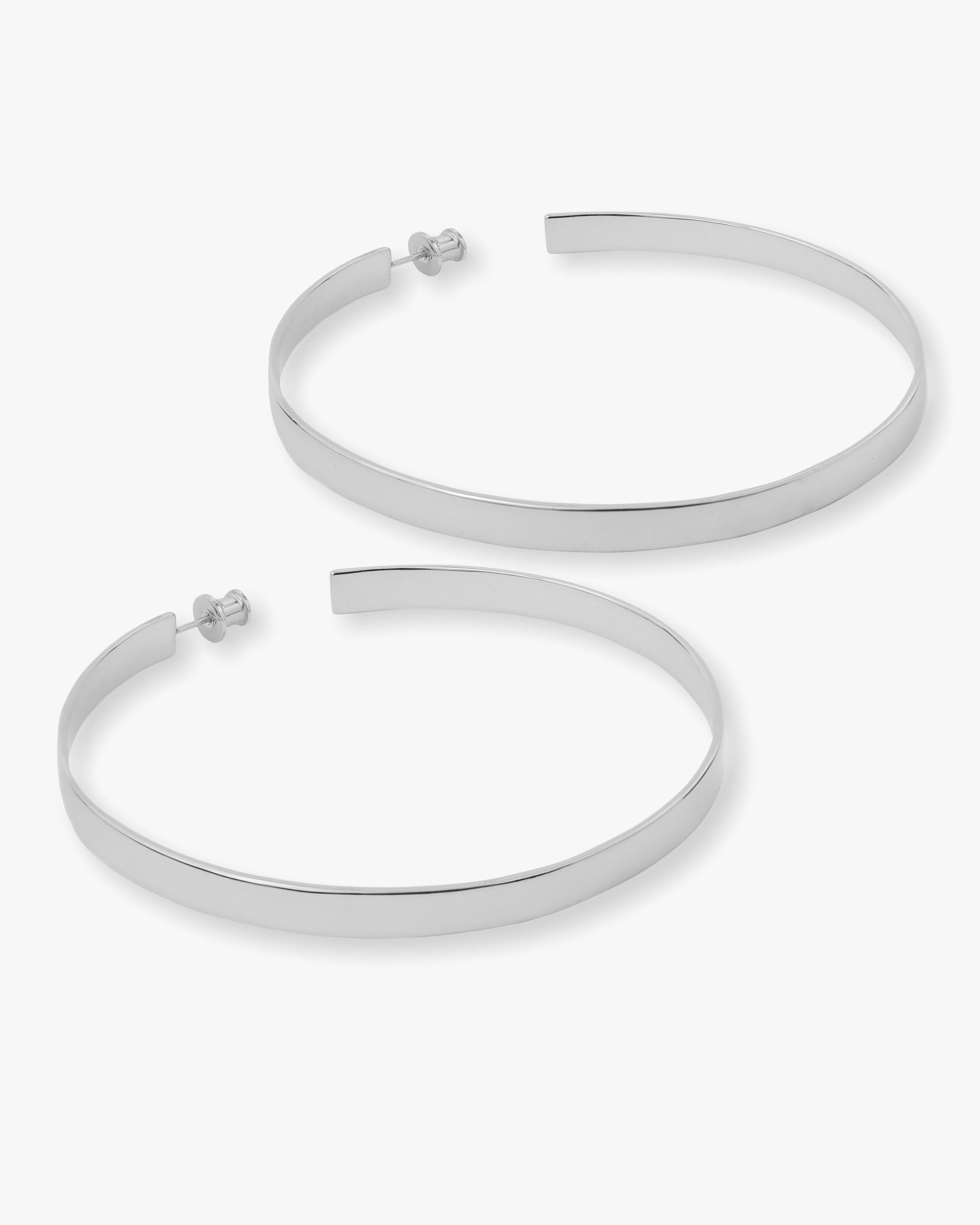Atlas Hoops 3" - Silver