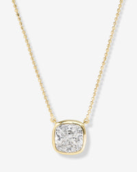 Hello Flawless Necklace - Gold|White Diamondettes