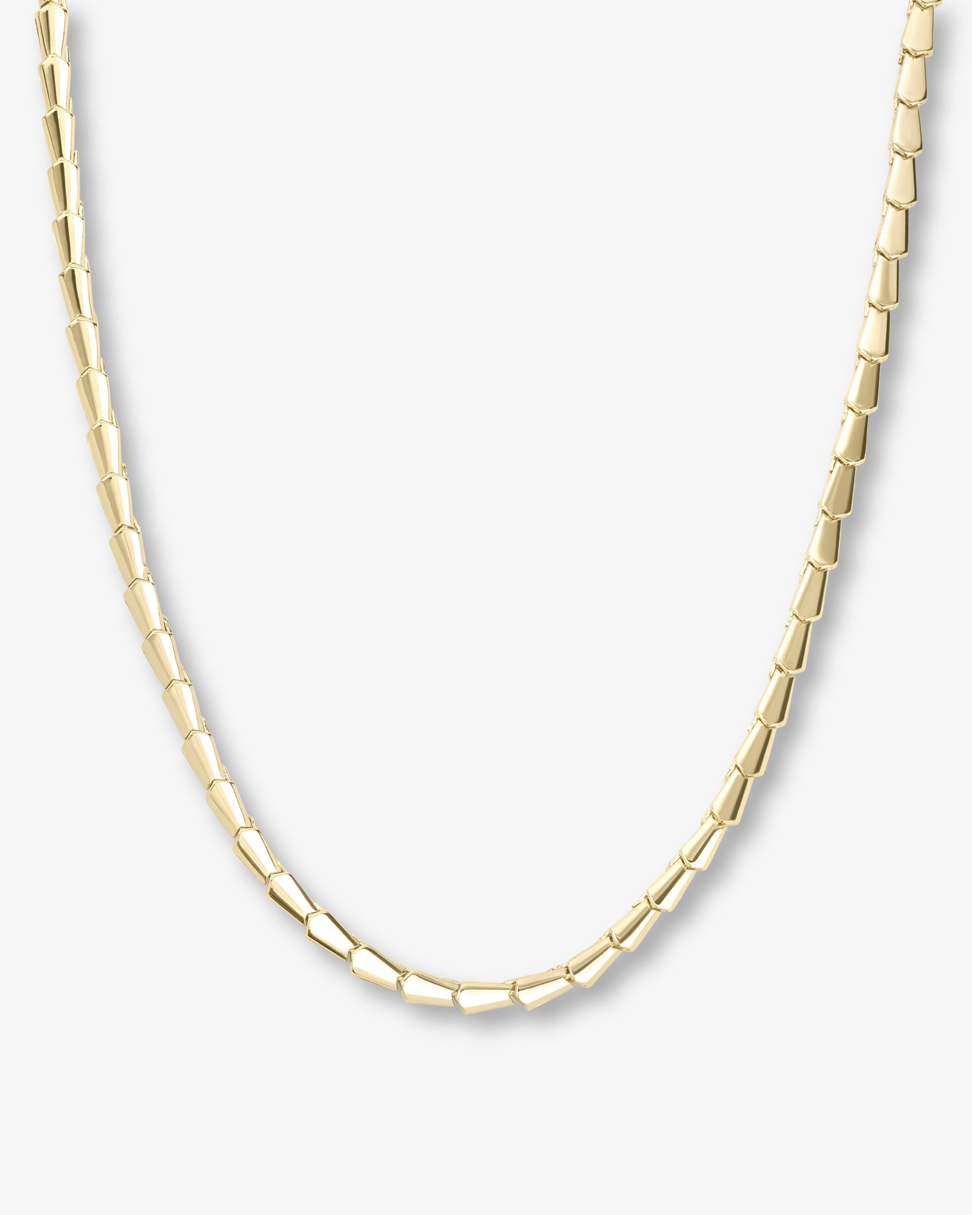 Serpent Collar Necklace - Gold