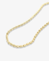 Serpent Collar Necklace 18" - Gold