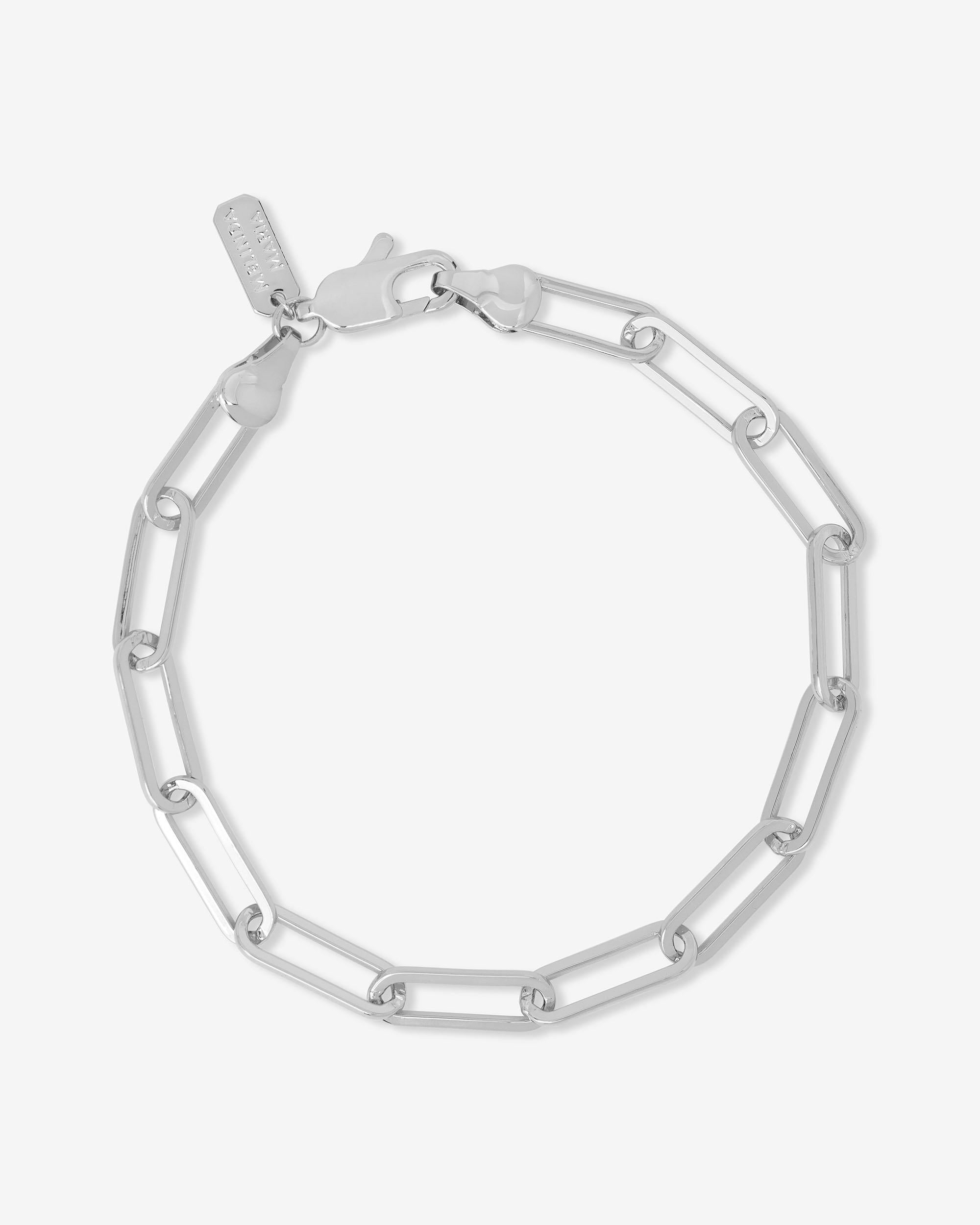 Samantha Chain Link Bracelet - Silver