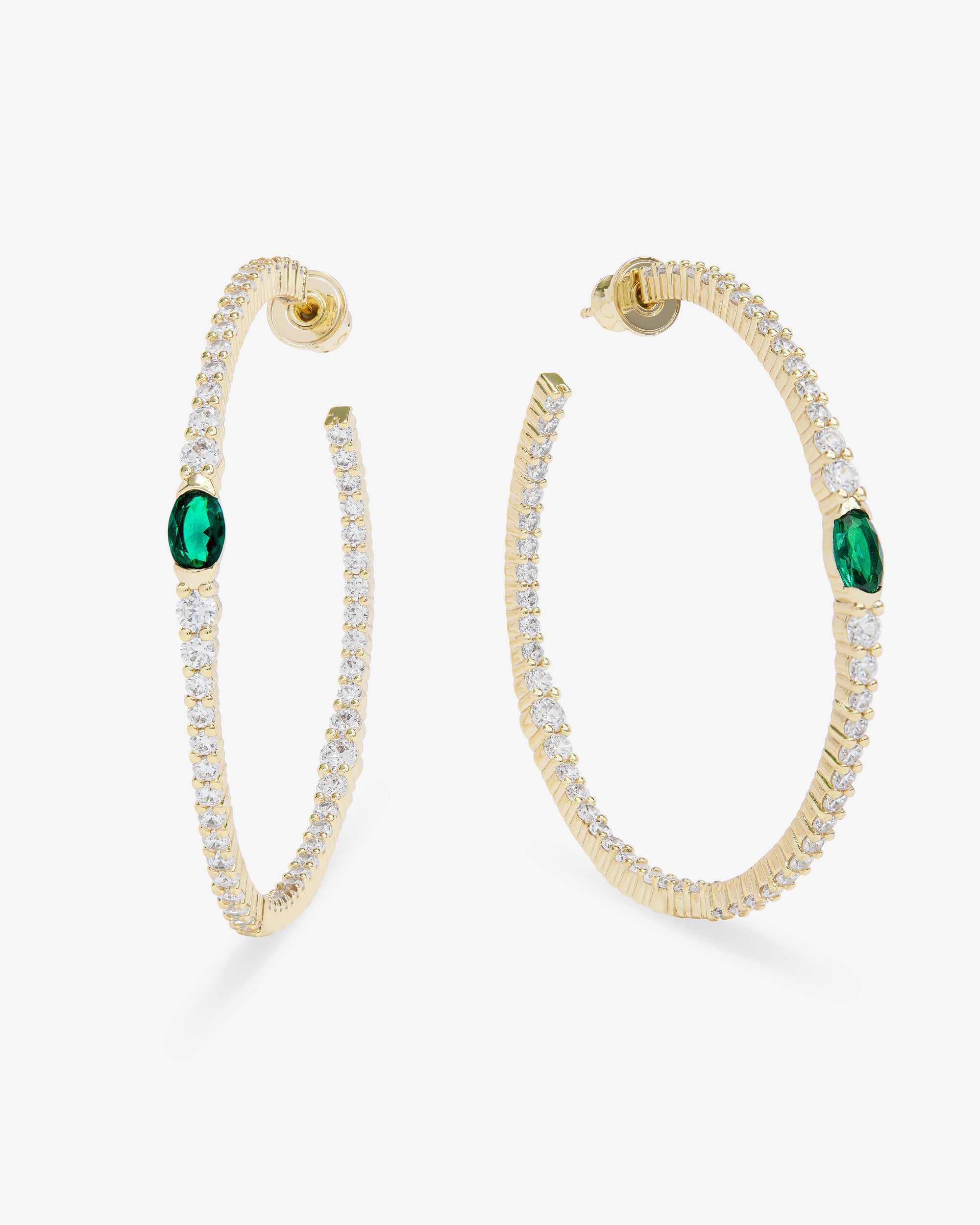 The Maven Hoops 2" - Gold|Emerald