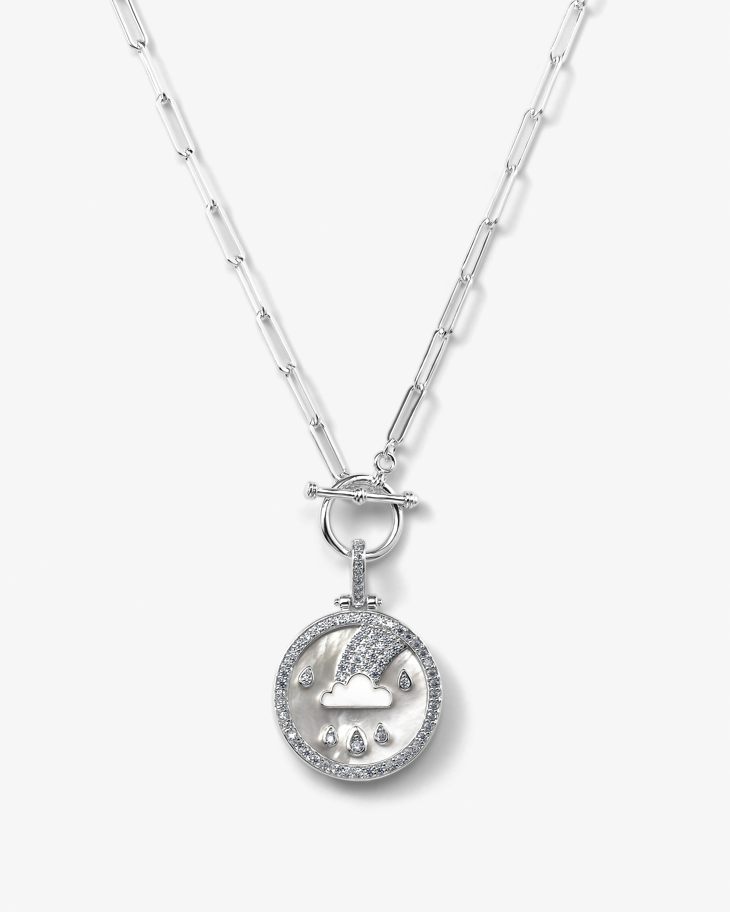 The Blissful Medallion Silver Melinda Maria Jewelry
