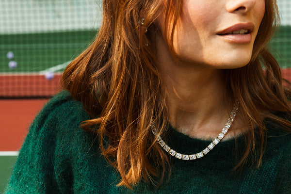 What is a Tennis Necklace & How to Style It