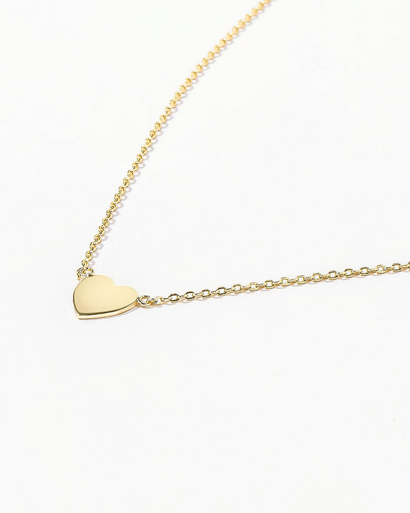 You Have My Baby Heart Necklace - Gold