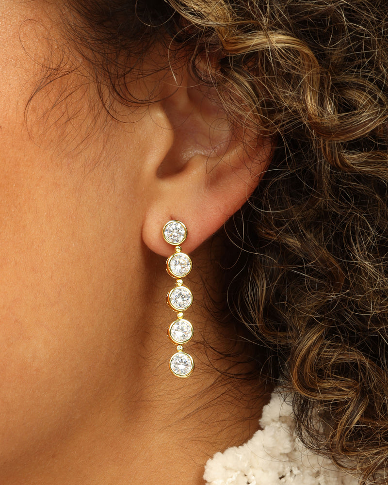 Mama Baroness Earrings - Gold