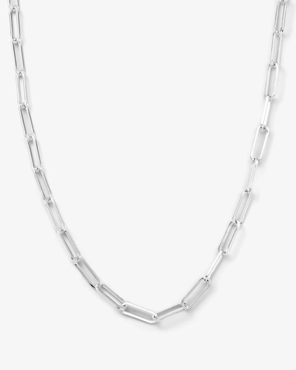 Samantha Chain Necklace - Silver