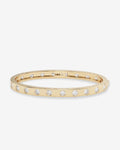Ashley Cuff 6mm - Gold|White Diamondettes