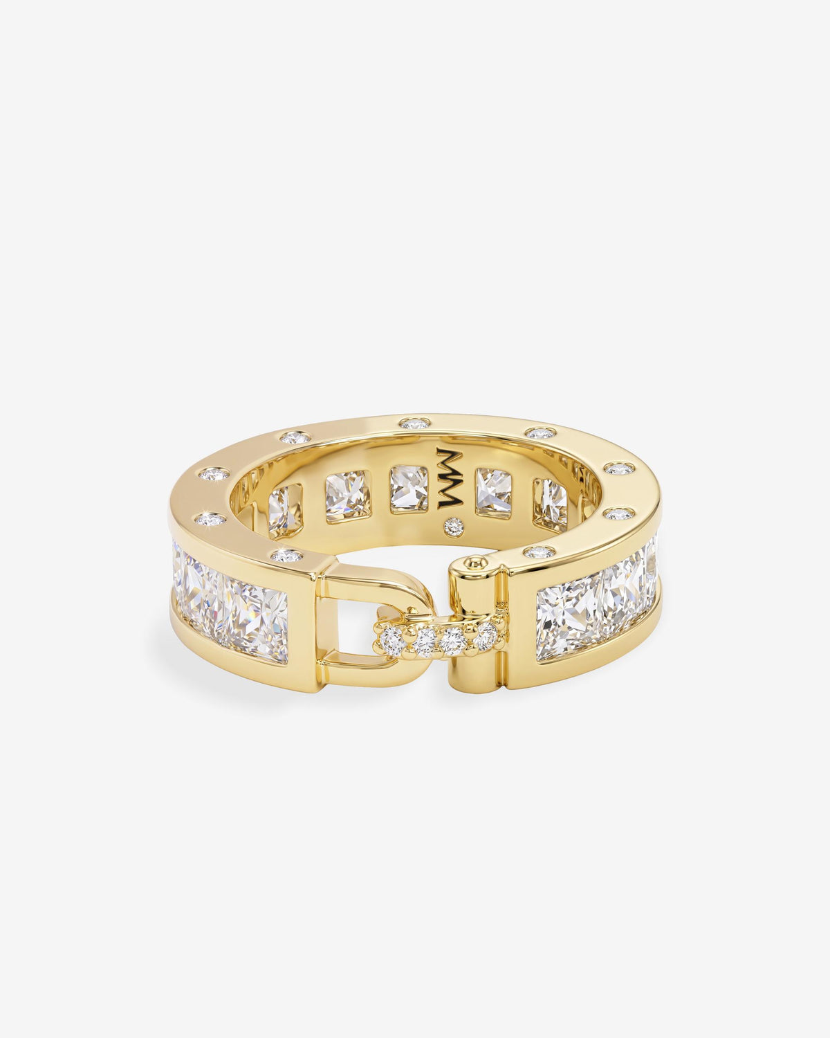Ashley Melrose Ring - Gold|White Diamondettes