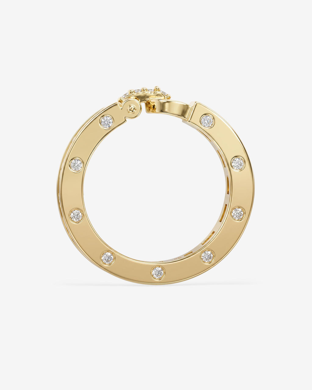 Ashley Melrose Ring - Gold|White Diamondettes