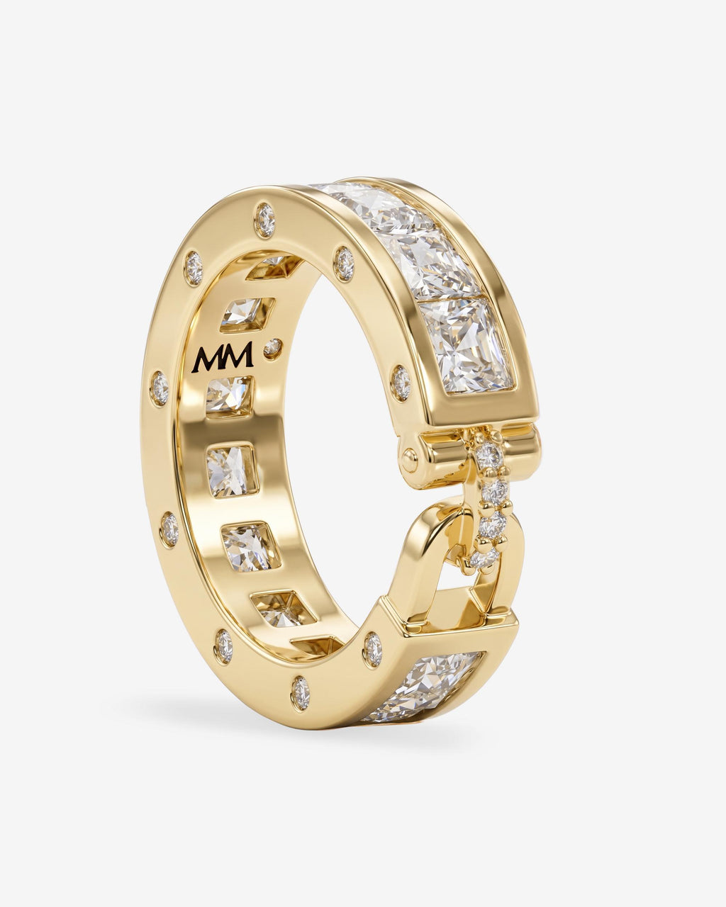 Ashley Melrose Ring - Gold|White Diamondettes