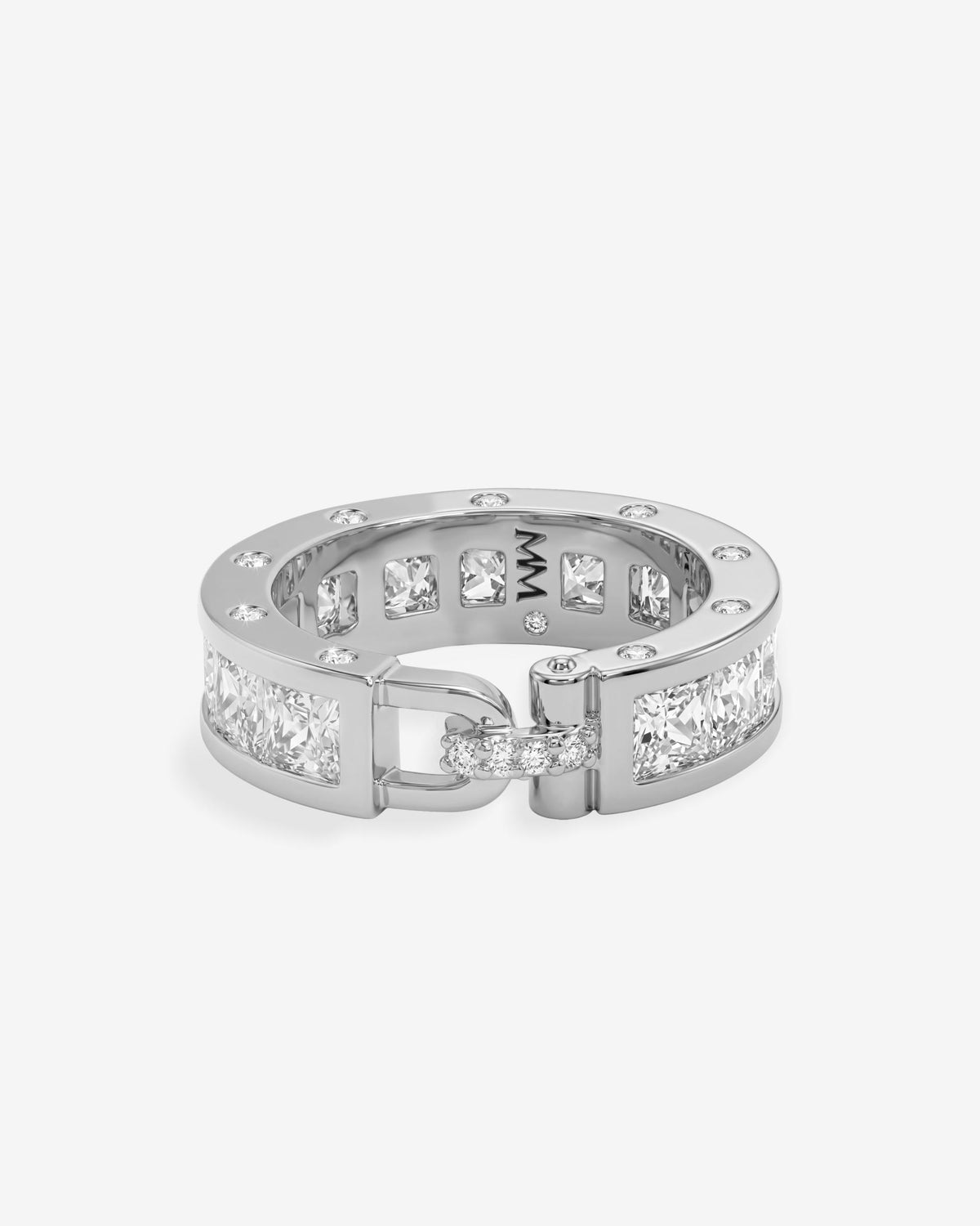 Ashley Melrose Ring - Silver|White Diamondettes