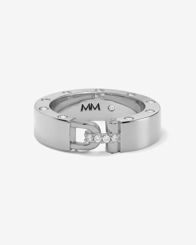 MELINDA MARIA: ASHLEY INFINITY RING-SILVER