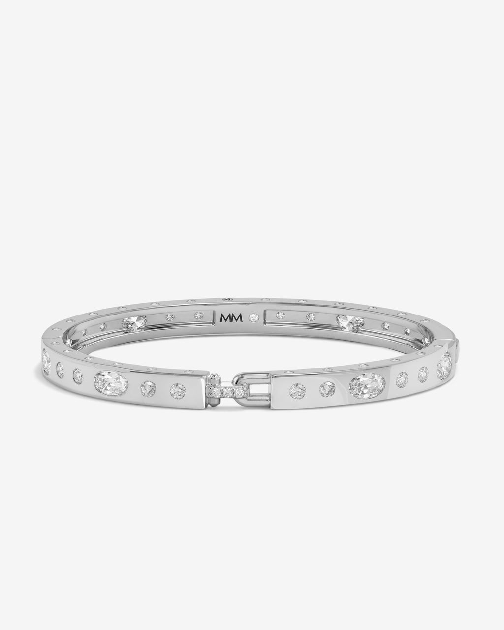 Stunning Silver Ashley Sunset Lock Cuff 6mm – Melinda Maria Jewelry