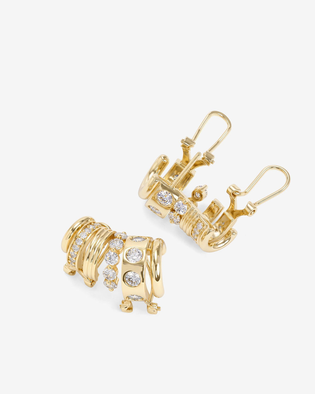 Ashley Venice Ear Crawler - Gold|White Diamondettes