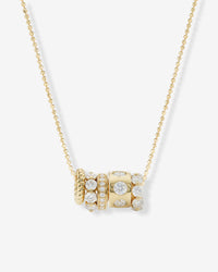 Ashley Venice Necklace - Gold|White Diamondettes