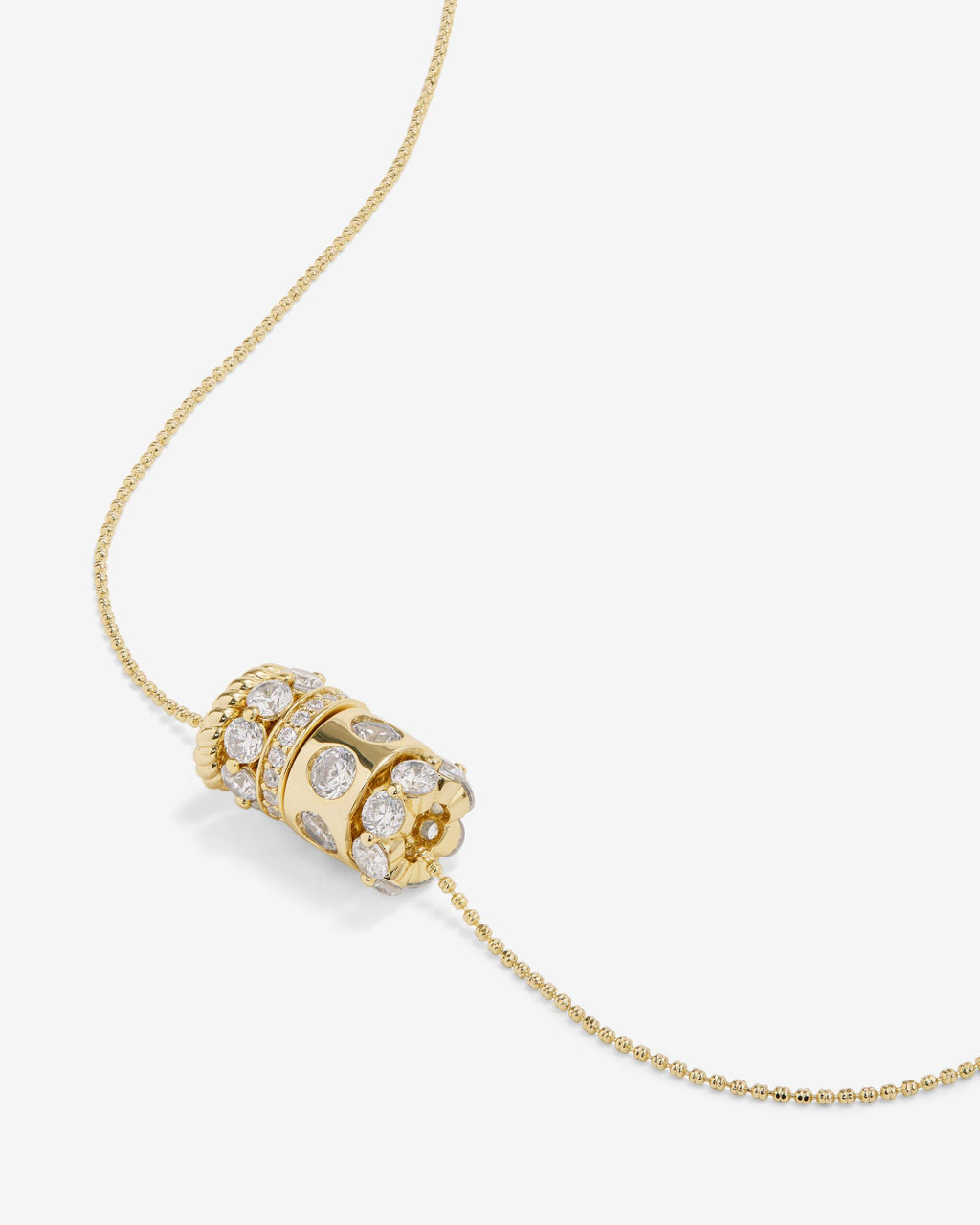Ashley Venice Necklace - Gold|White Diamondettes