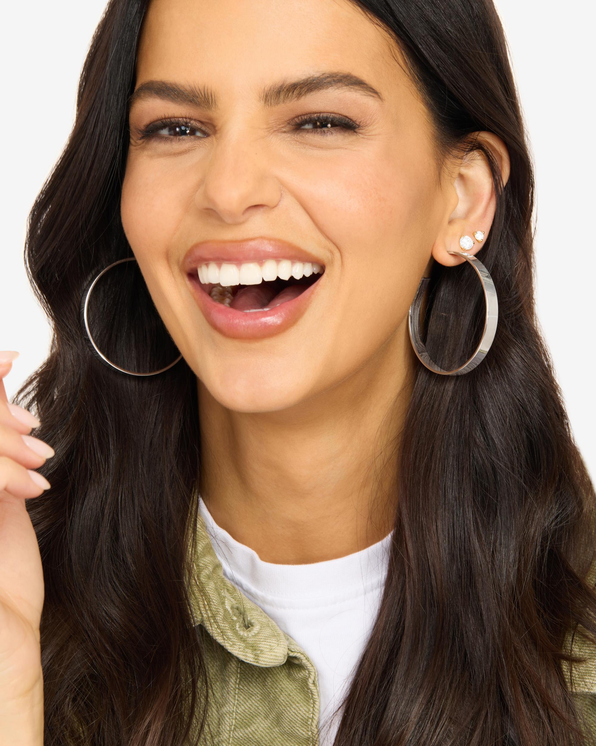 Atlas Hoops 2" - Silver