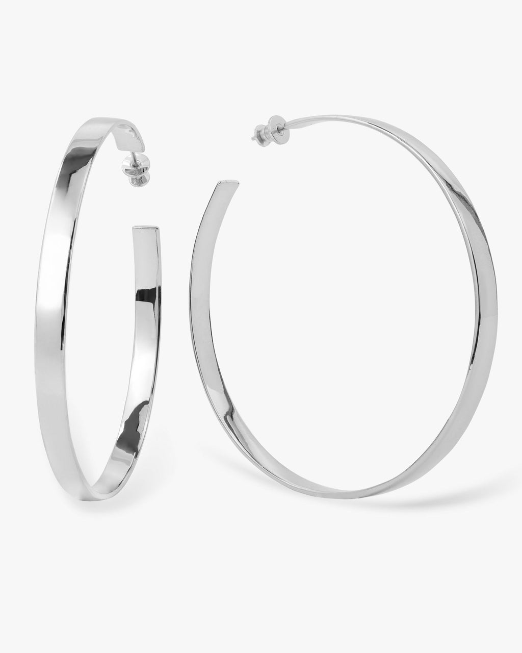 Atlas Hoops 3" - Silver