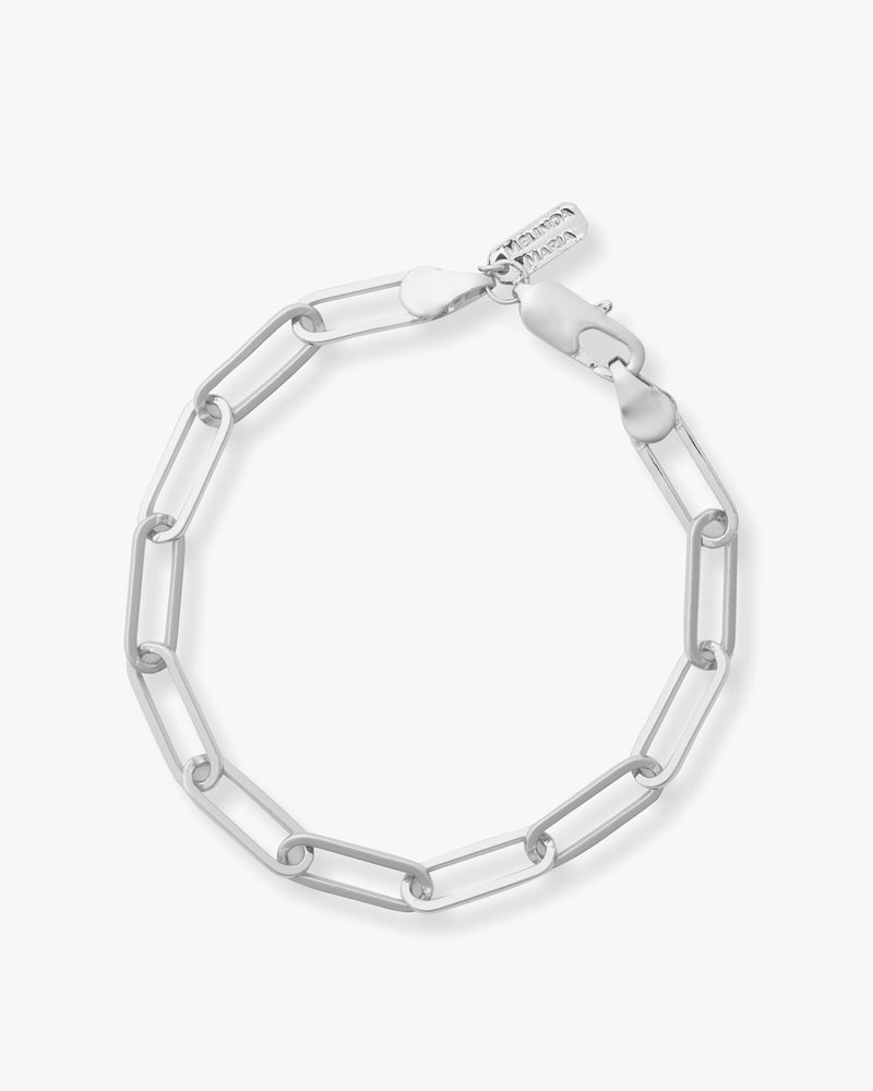 Samantha Chain Link Bracelet - Silver