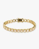 Duchess Tennis Bracelet - Gold|White Diamondettes