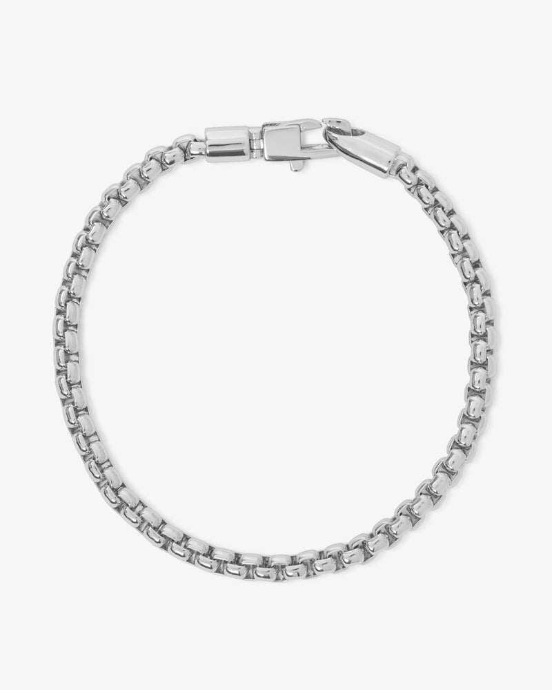 Logan Rolo Chain Bracelet - Silver