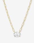 Hello Gorgeous Micro Samantha Chain - Gold|White Diamondettes