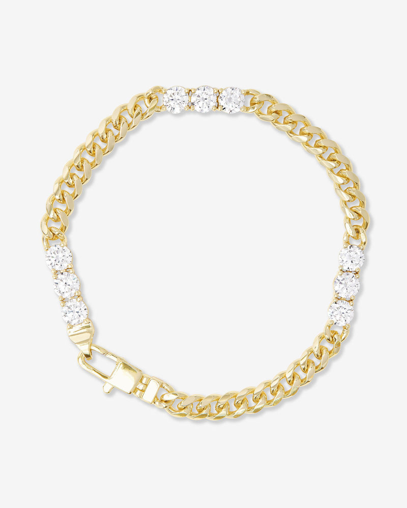 MELINDA MARIA: BABY JULIAN LOVES DIAMONDS BRACELET-SILVER main image 0