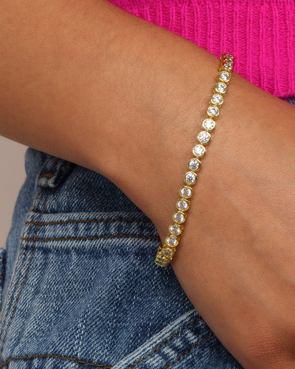 MELINDA MARIA-GRAND HEIRESS TENNIS BRACELET