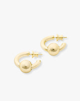 Life's a Ball Hoops .75" - Gold