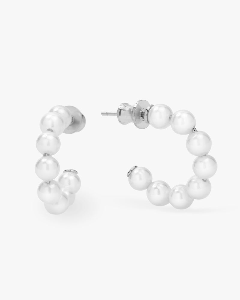 Baby Life's A Ball Pearl Hoops