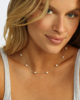 Perfect Pearl Infinity Necklace - Gold