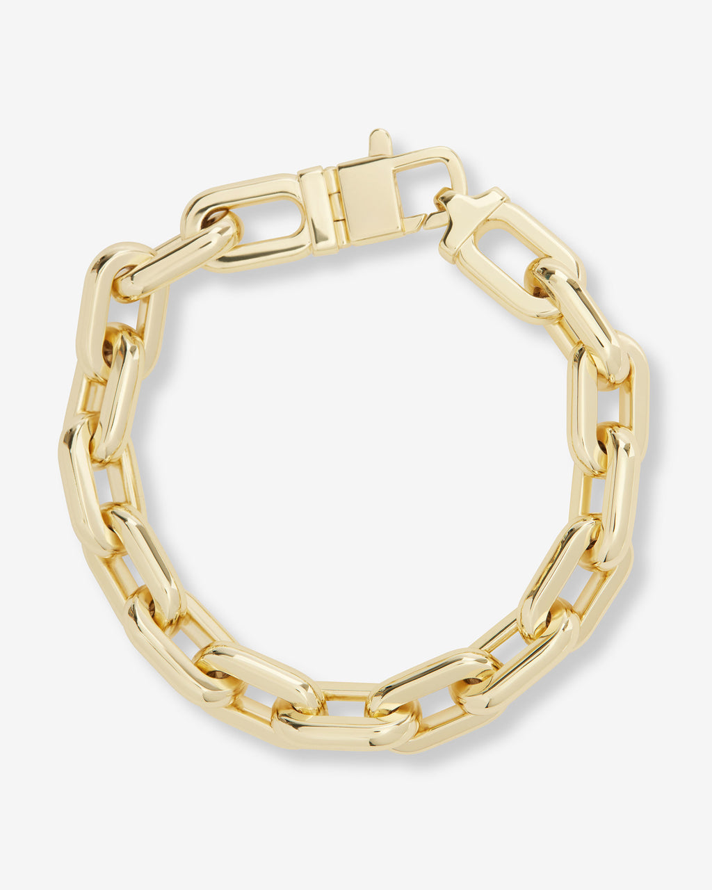 Frankie Chain Link Bracelet 10mm | Bold Gold Jewelry – Melinda
