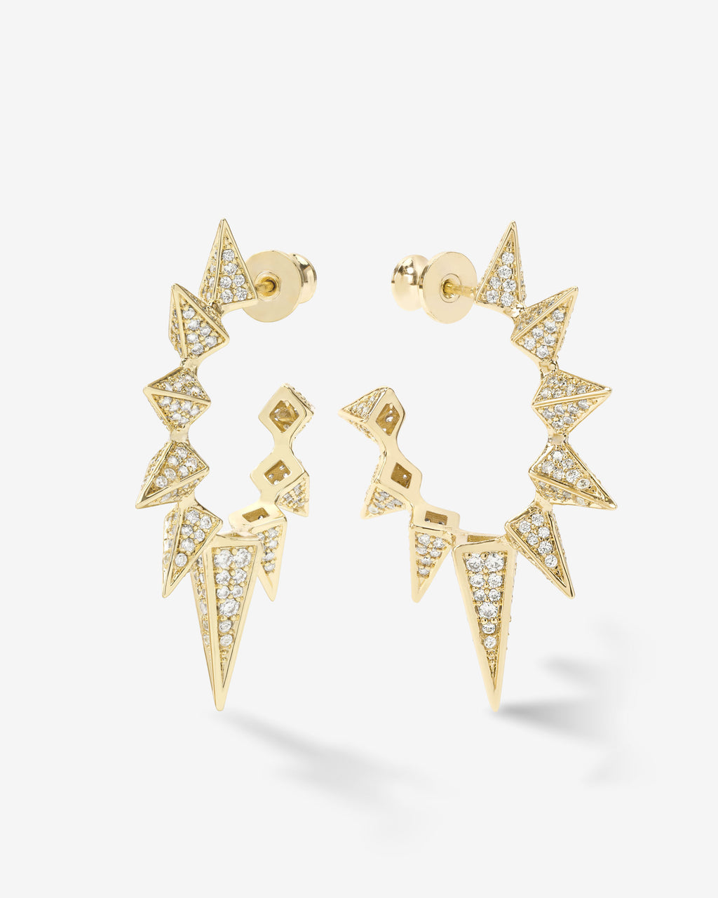 Gabriella's Big Sista Hoops: Gold & Simulated Diamonds – Melinda