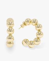 Life's A Ball Hoops - Gold