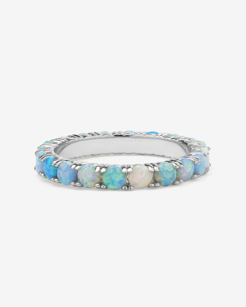 Heiress Ombré Ring Silver Blue Opal Ombré