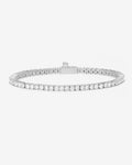 Heiress Tennis Bracelet 3mm - Silver|White Diamondettes