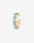 Isla Ear Cuff - Gold|Blue Opal