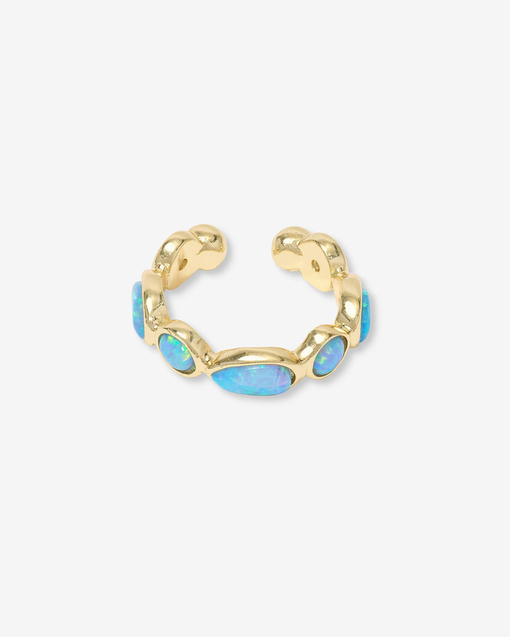 Isla Ear Cuff - Gold|Blue Opal
