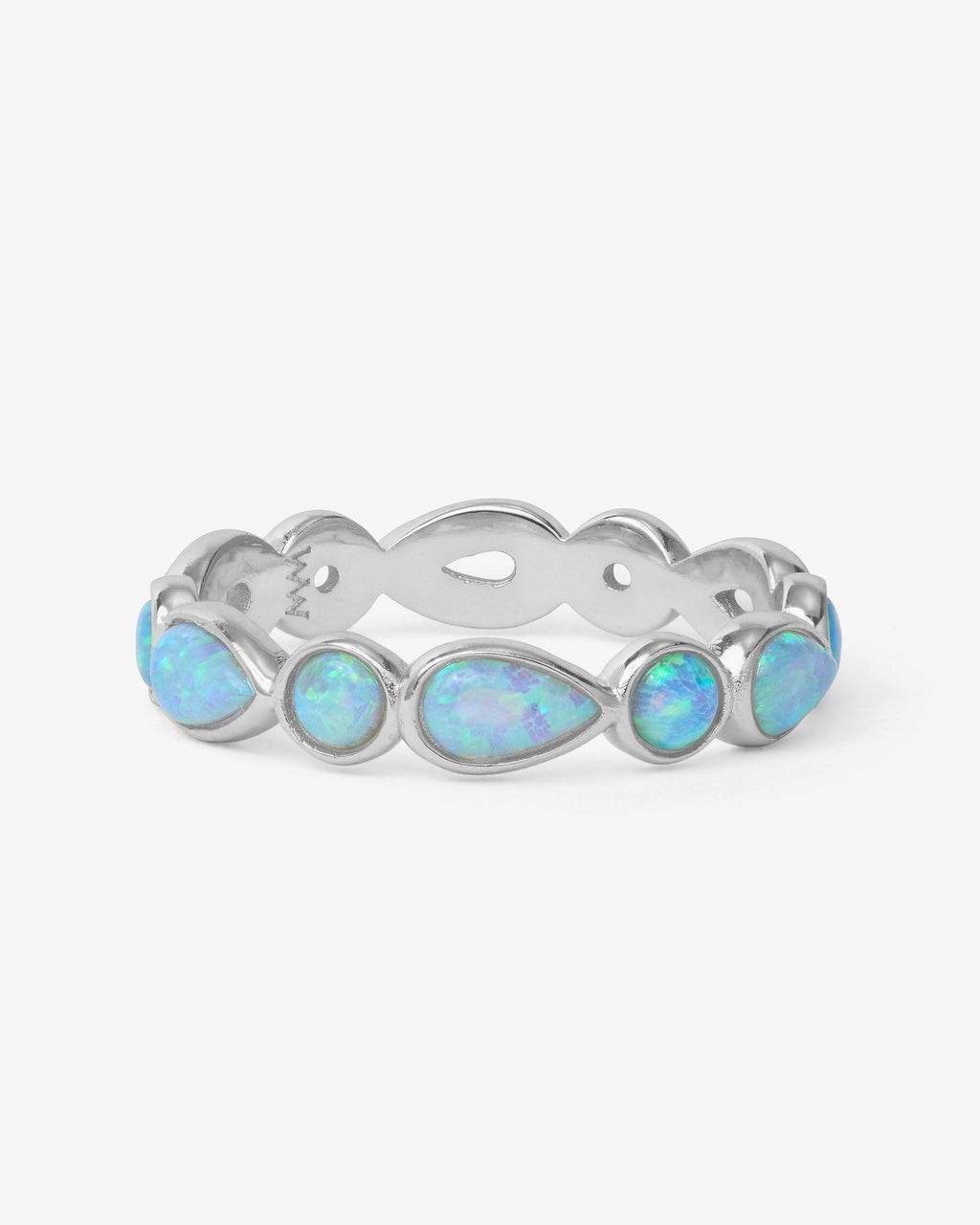 Isla Ring - Silver|Blue Opal