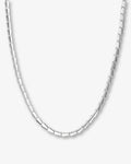 Serpent Collar Necklace - Silver
