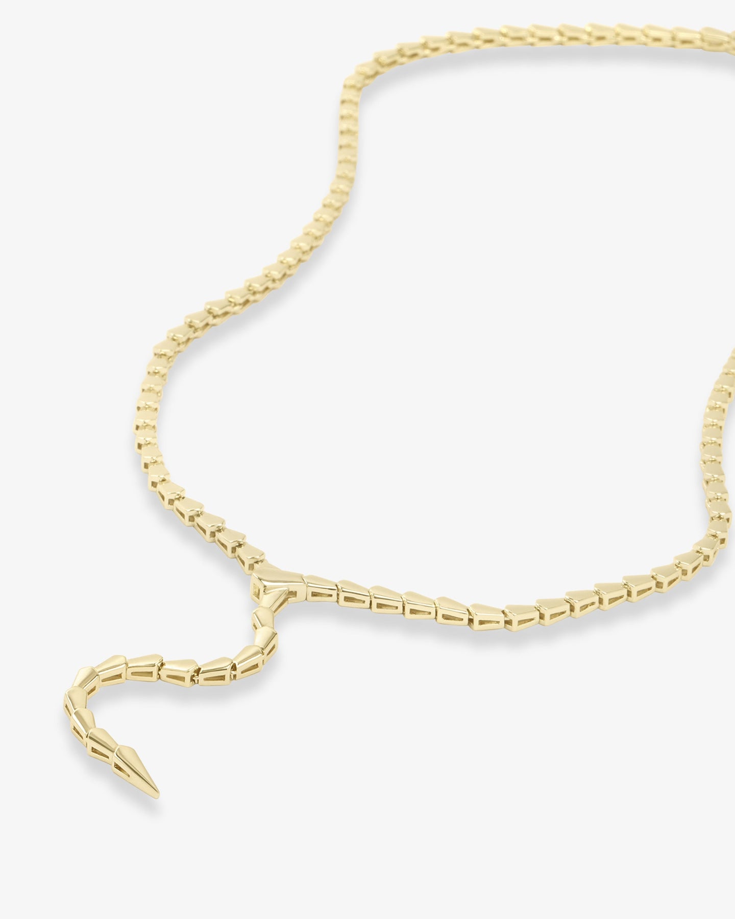 Melinda Maria Pavé XL Serpent Lariat