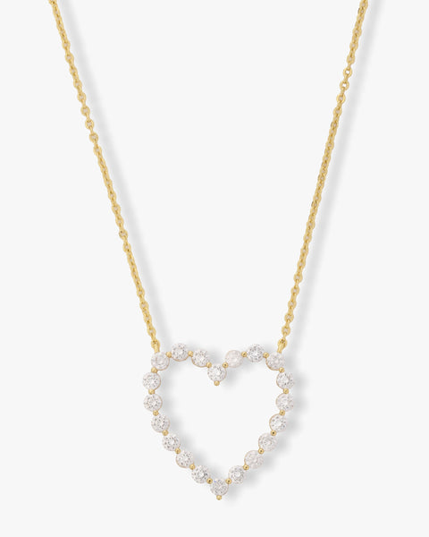 She's an Icon Gold Heart Pendant Necklace – Melinda Maria Jewelry