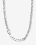 Julian Loves Diamonds Necklace 6mm - Silver|White Diamondettes