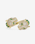 Jaguar Pavé Ring - Gold|White Diamondettes