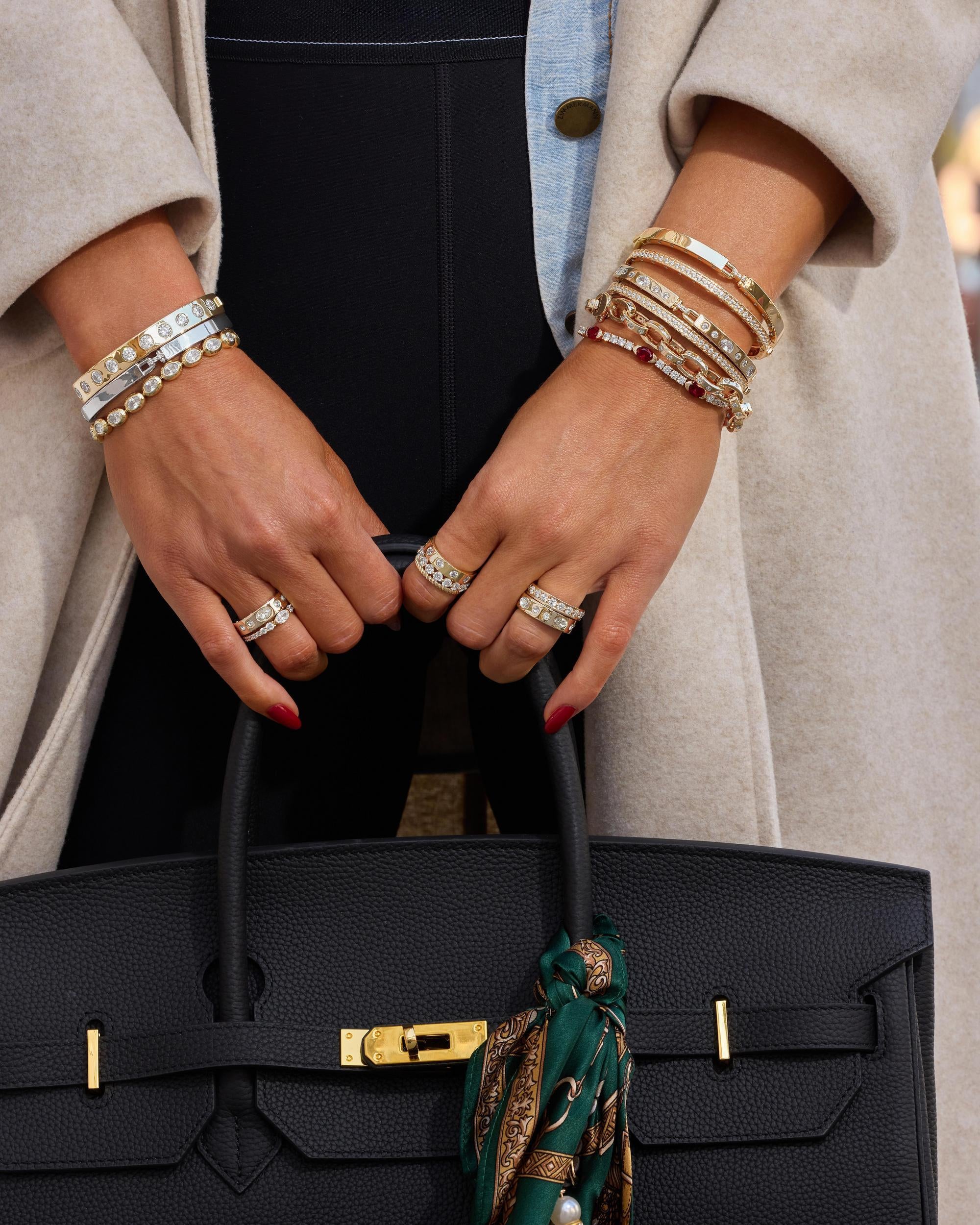 Ashley Venice Ring - Gold|White Diamondettes