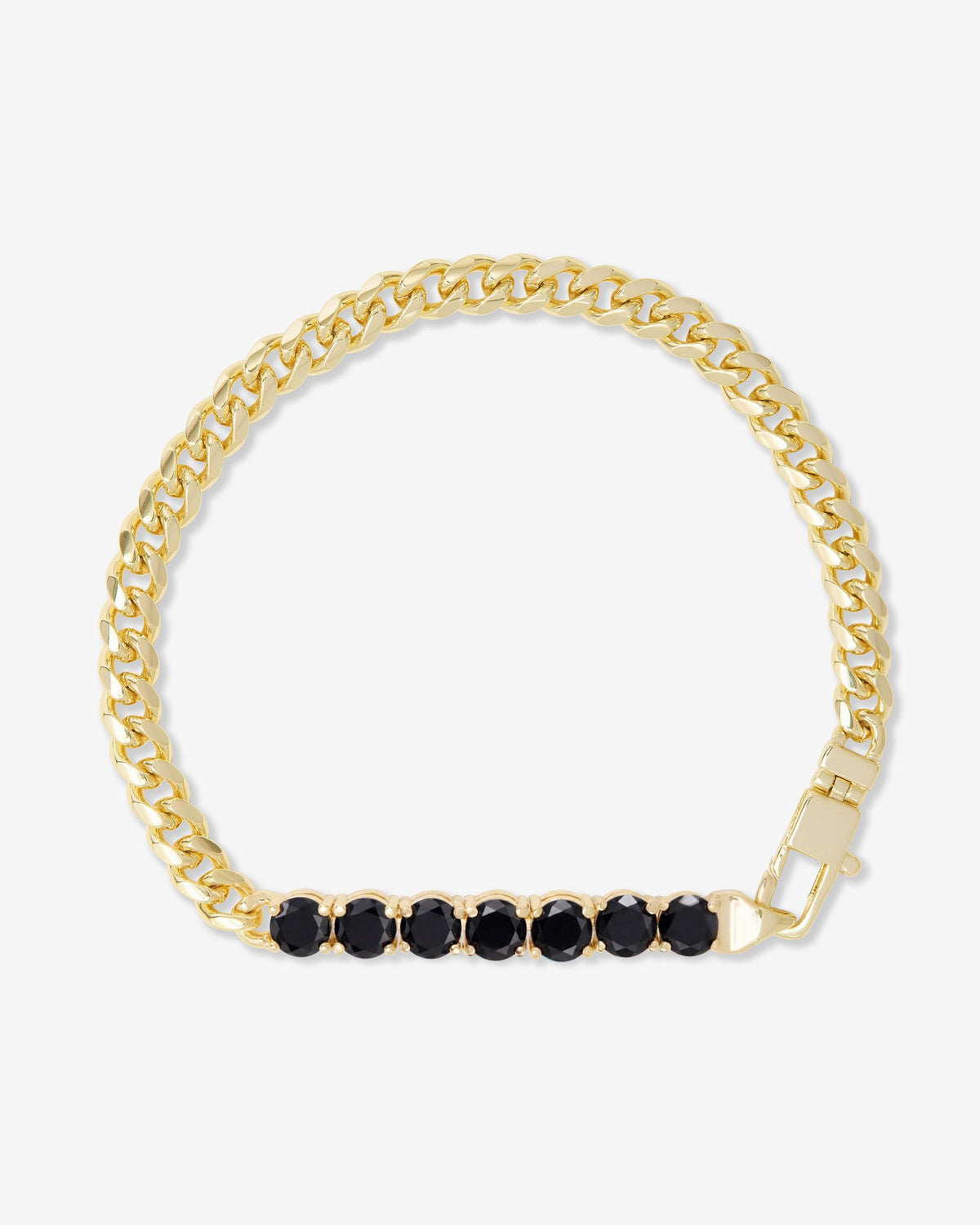 Julian Loves Diamonds Bracelet 5mm - Gold|Black Diamondettes