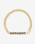 Julian Loves Labradorite Bracelet 5mm - Gold|Labradorite
